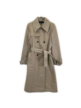 Gucci Era Ivory Belted Long Trench Coat 42